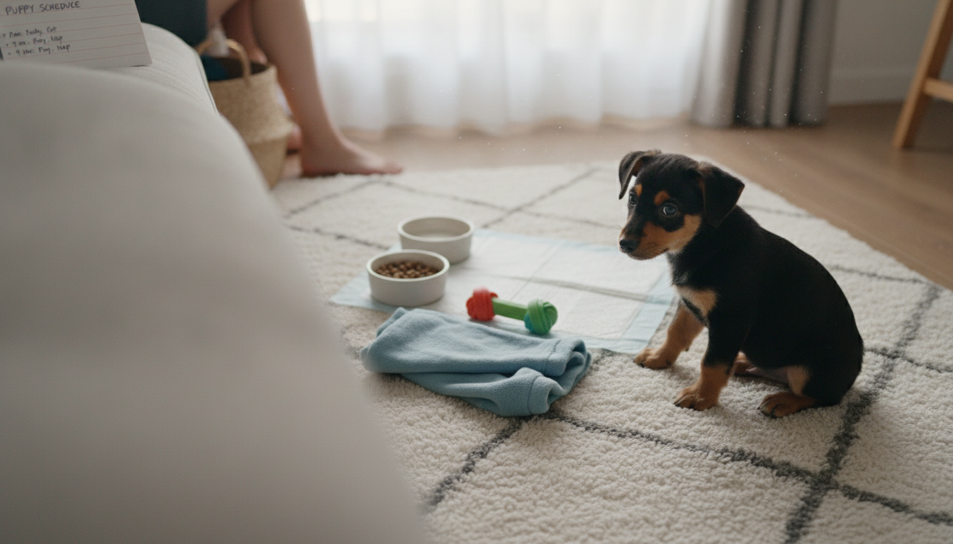 8-Week-Old Puppy Routine: Simple Daily Schedule